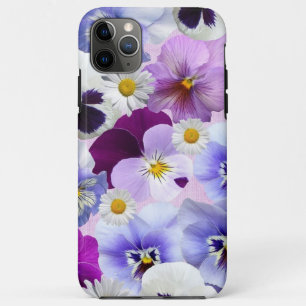 Colourful Pansy and Daisy Flowers   Case-Mate iPhone Case