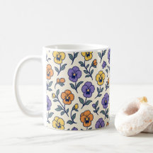 Colourful Pansy Pattern