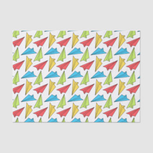 Colourful Paper Aeroplanes Pattern