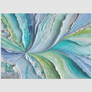 Colourful Paper Collage Art Tissue Paper