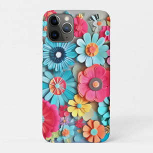 Colourful Paper Floral Art Case-Mate iPhone Case