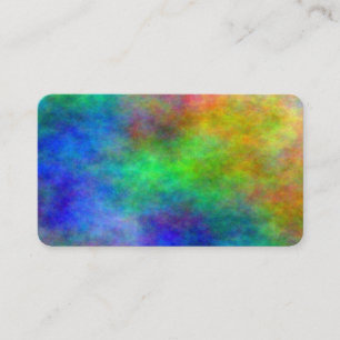 Colourful Paper Reiki Chakra Clouds business cards