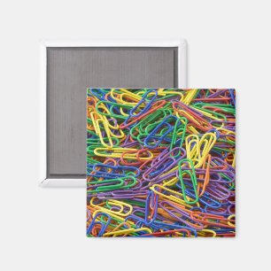 Colourful Paperclips Magnet