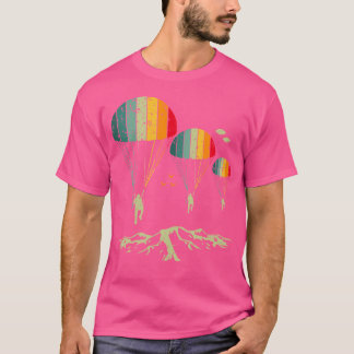 Colourful Parachute Skydiving For Skydiving Lover T-Shirt