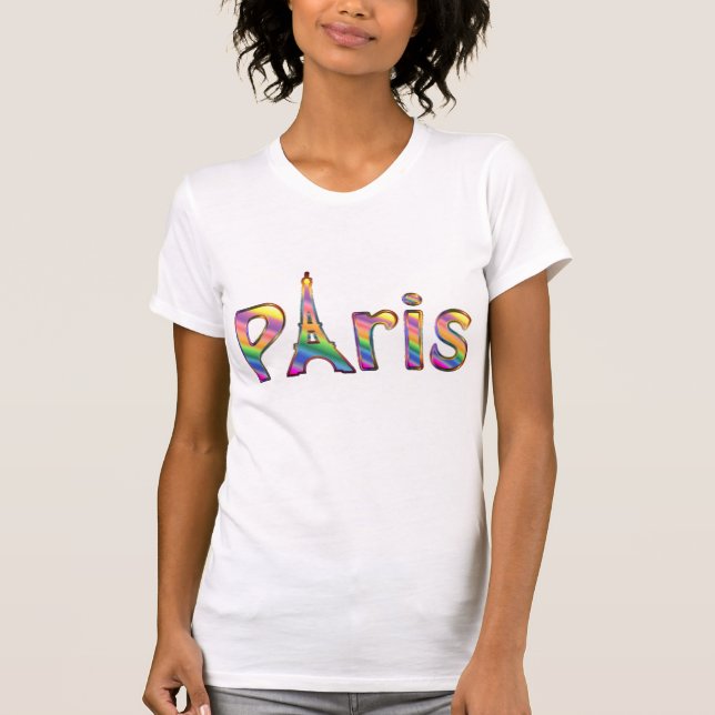 Colourful Paris T-Shirt (Front)