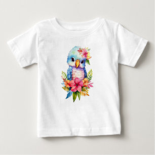 Colourful Parrot Baby T-Shirt