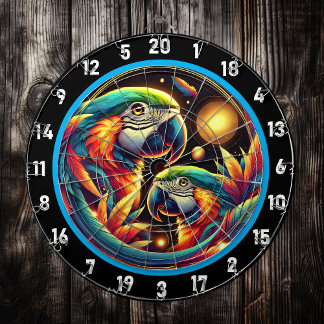 Colourful Parrot Dartboard for Every Occasion