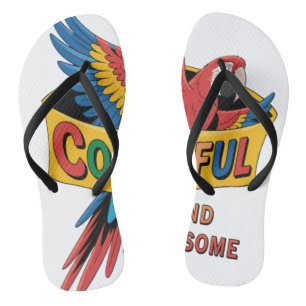 Colourful Parrot Jandals