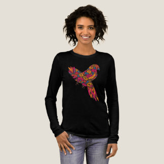 "Colourful Parrot – Tropical Vibes Tee" Tri-Blend Shirt