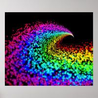 Colourful particles