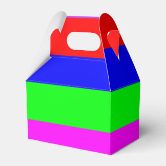 Colourful Party Favour Gable Box
