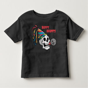 Colourful Party Skull Toddler T-Shirt