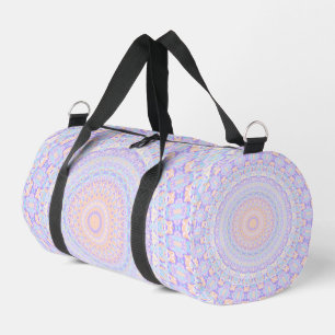 Colourful Pastel Boho Eclectic Funky Hippie Mandal Duffle Bag