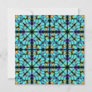 Colourful Pastel Dots Translucent Repeat Pattern Card