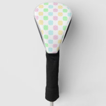 Colourful pastel flower pattern