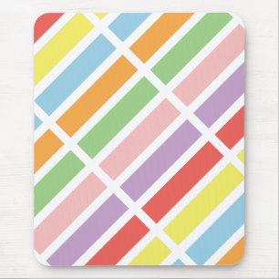 Colourful Pastel Hues Mouse Pad