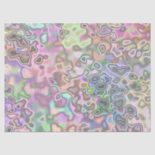Colourful Pastel Mirage Tissue Paper