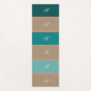 Colourful Pastel Rainbow Colours  Yoga Mat