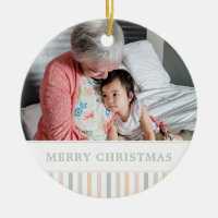Colourful Pastel Rainbow Modern Grandparent