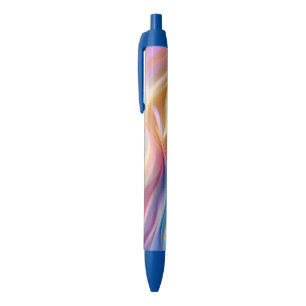 Colourful Pastel Silk Black Ink Pen