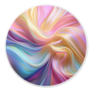Colourful Pastel Silk Ceramic Knob