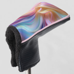 Colourful Pastel Silk Golf Head Cover