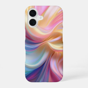 Colourful Pastel Silk iPhone 16 Case
