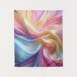 Colourful Pastel Silk Tapestry