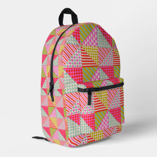 Colourful Patchwork Backpack