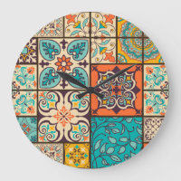 Colourful Patchwork Islamic Majolica Tile