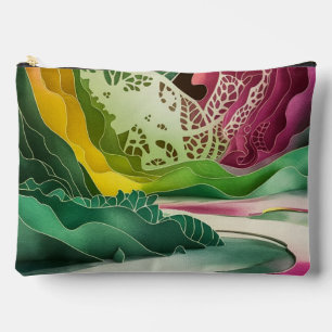 Colourful Path Accessory Pouch Travel Bag