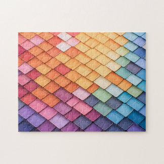 Colourful Pattern Art Photo Puzzles Brick Internet
