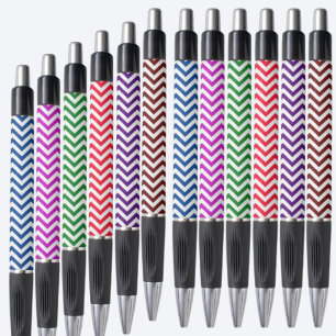 Colourful Pattern                  Black Ink Pen