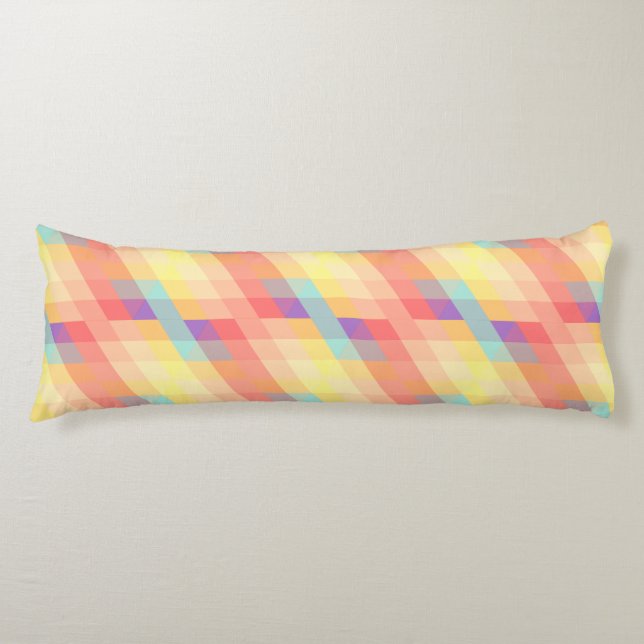 Colourful pattern body cushion (Front)