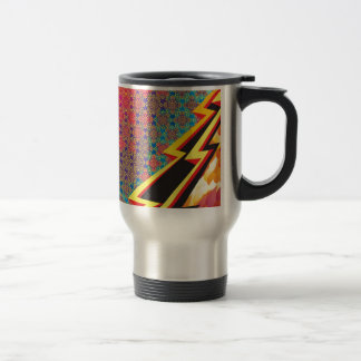 Colourful Pattern Creation "Flash Gordon" Travel Mug