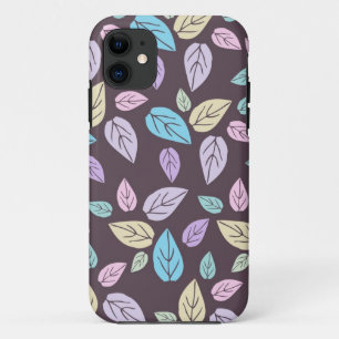 colourful pattern leaves Case-Mate iPhone case