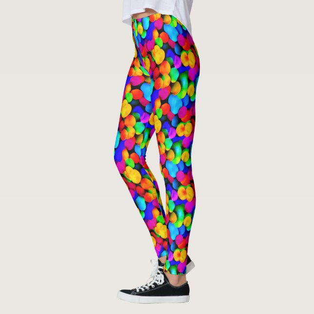 Colourful pattern leggings (Left)