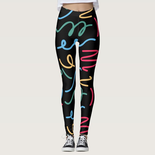 Colourful Pattern              Leggings (Front)