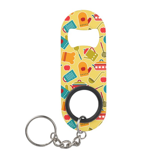 Colourful pattern of kitchen utensils (Front)