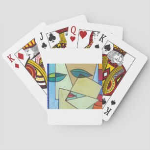 Colourful Pattern Peace Love Party Destiny Digital Playing Cards