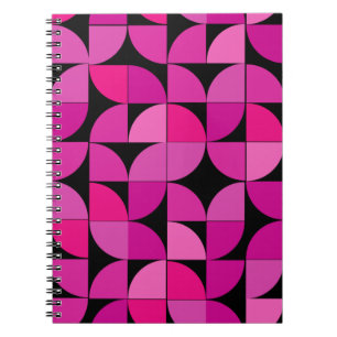 Colourful Pattern, Pink, Rose, Floral Pattern      Notebook