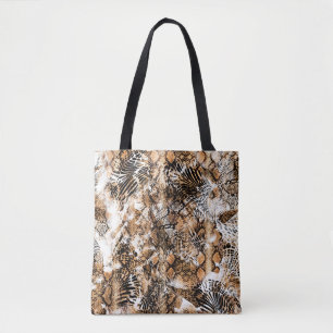 Colourful Pattern Study, Leopard, Zebra, Camouflag Tote Bag