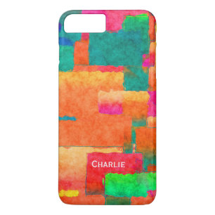 Colourful Pattern with Personalised Name Case-Mate iPhone Case