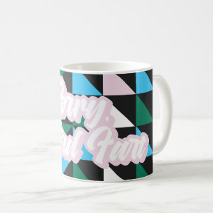 Colourful Patterned Sorry, Weird Fart Funny Coffee Mug