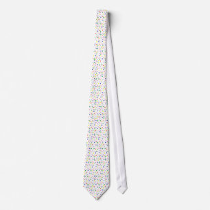 Colourful patterns of polka dots on ties