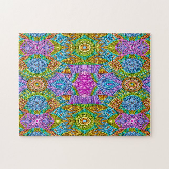 Colourful Patterns Puzzle (Horizontal)