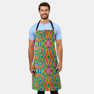 Colourful Patterns Tie-dye Hippie Apron