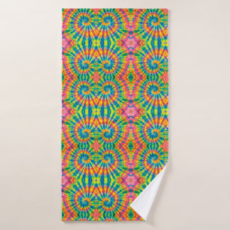 Colourful Patterns Tie-dye Hippie Bath Towel