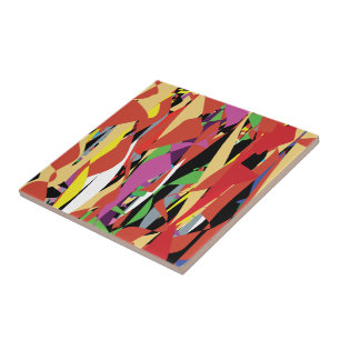 Colourful Patterns Tile
