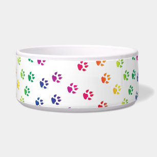 Colourful Paw Prints